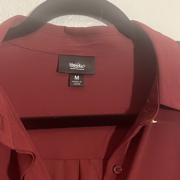 MOSSIMO button down satin shirt - Picture 2 of 3